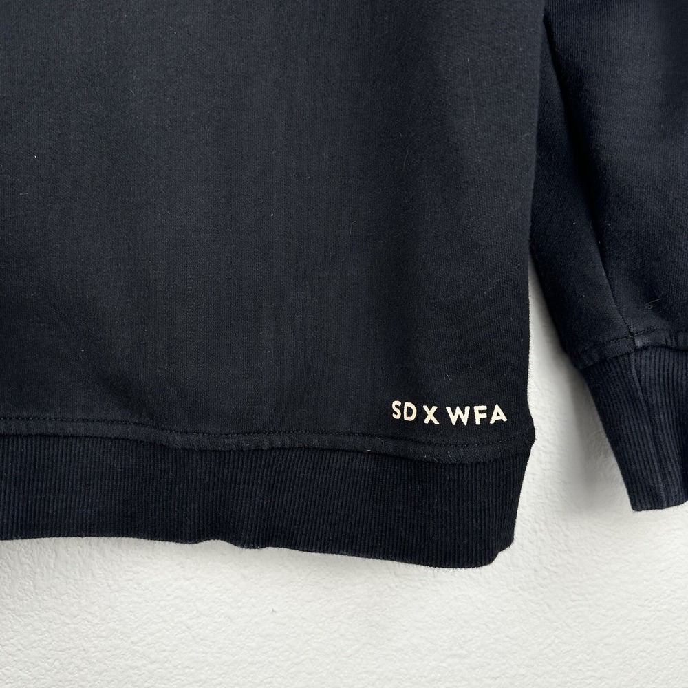 Sarah's Day x White Fox Active All I Do Is Brunch Blackout Sweater Large - Picture 5 of 5
